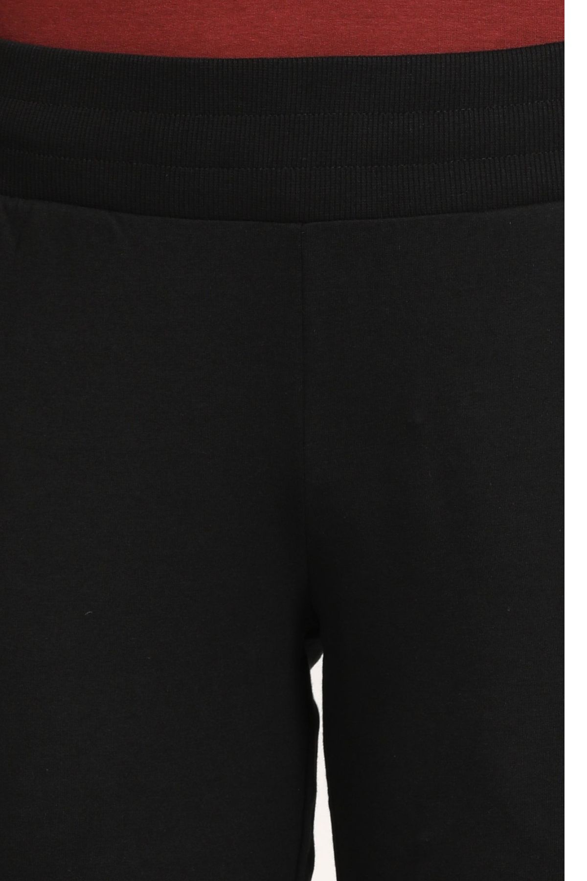 Black Bamboo & Organic Cotton Stretch Fit Track Pants Women